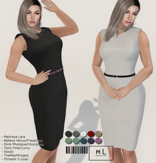 -mL- Yalile Dress (Mait/3Belleza/Ebody/TMP/2Slink/2Tonic/FT)
