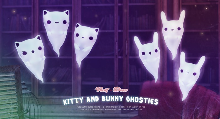 +Half-Deer+ Kitty and Bunny Ghosties [FATPACK]