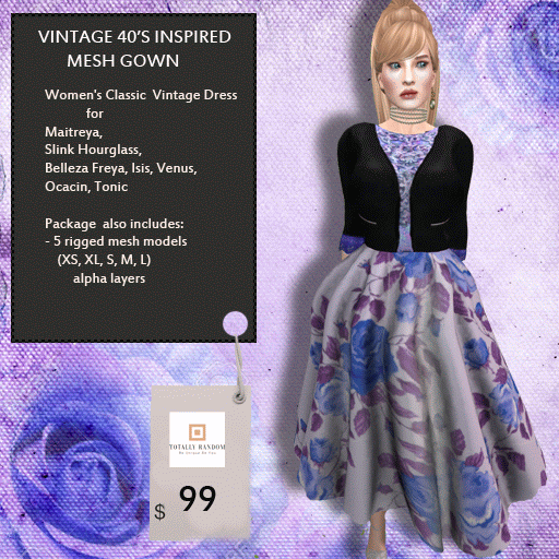 Rosie vintage gown blue animation %281%29