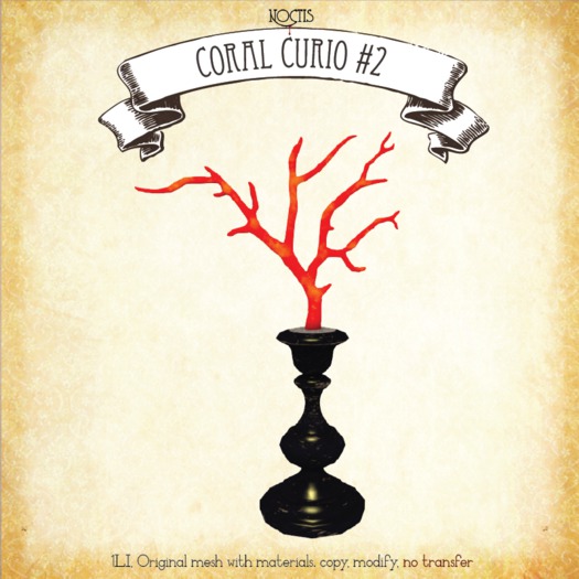 [noctis] Coral decor #2/red