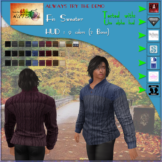 NUTS Inc - Fin Sweater - Wear/Add me