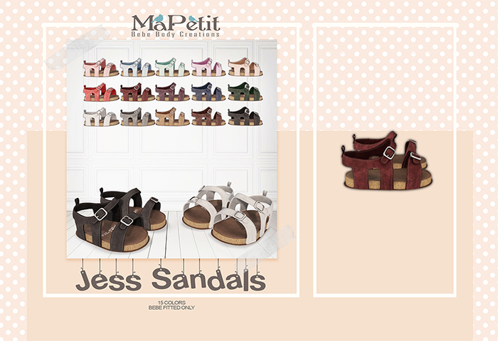 [M] Jess Sandals - Claret - WEAR to unpack