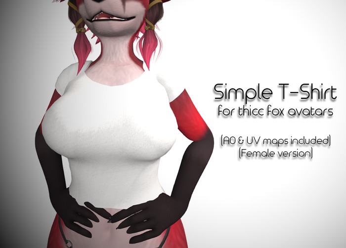 LMF Thicc Fox Simple Shirt (Female)
