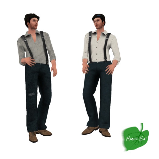 ME! Manic Elf "Stanley" Working Class Men's Outfit - Blue