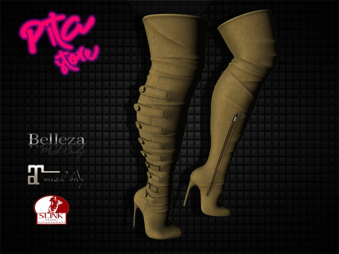 ::PITA:: Castle Boots gold