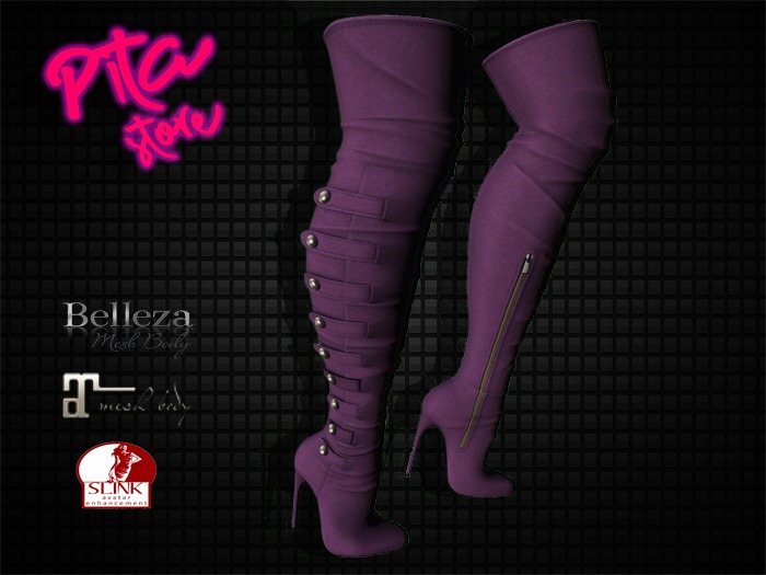 ::PITA:: Castle Boots Purple