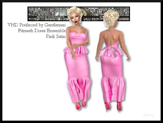 VHD Preferred by Gentlemen PINK (boxed)