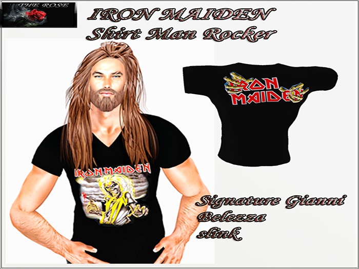 Shirt Rocker Iron Maiden::THE ROSE ::