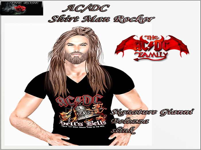 Shirt Rocker AC/DC::THE ROSE :::