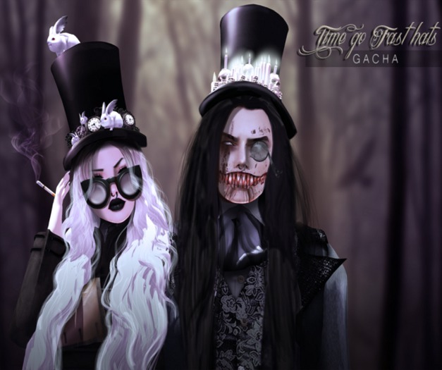 Obscure - Time Go Fast White&Purple Candles