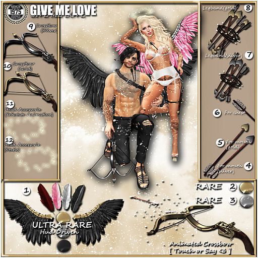 [Since 1975] Givemelove AnimatedCrossbow (Silver) RARE