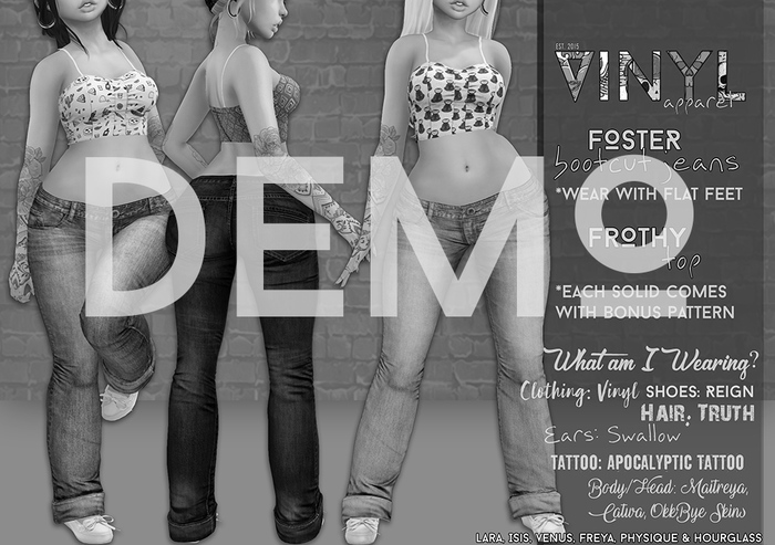 Vinyl - Frothy Top Pak DEMO