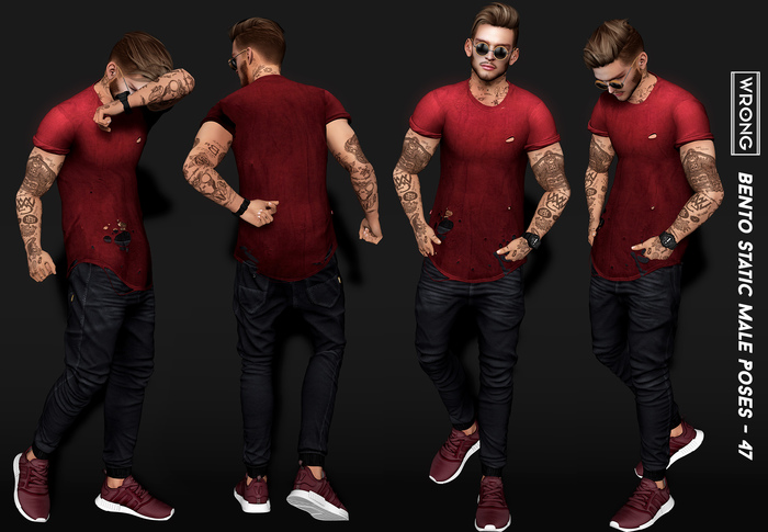 WRONG - Bento Static Male Poses - 47