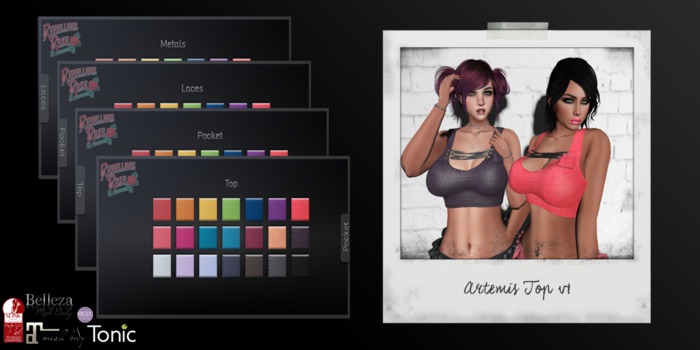 ~Rebellious Rose~ Artemis Top v1 (Add Me)