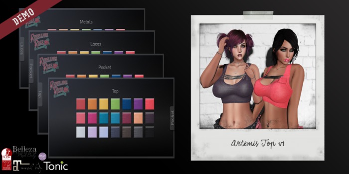 ~Rebellious Rose~ Artemis Top v1 DEMO