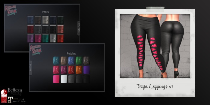 ~Rebellious Rose~ Daya Leggings v1