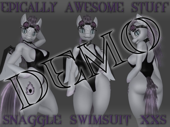 ~EAS~ snaggle swimsuit XXS  >DEMO<