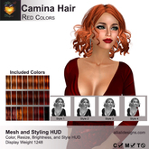 A&A Camina Hair Red Colors, boxed