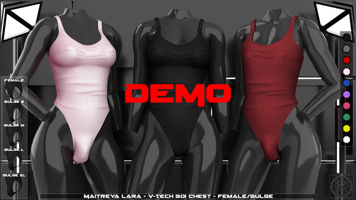 [V-Tech]Basic Bodysuit (Female/Bulge) DEMO
