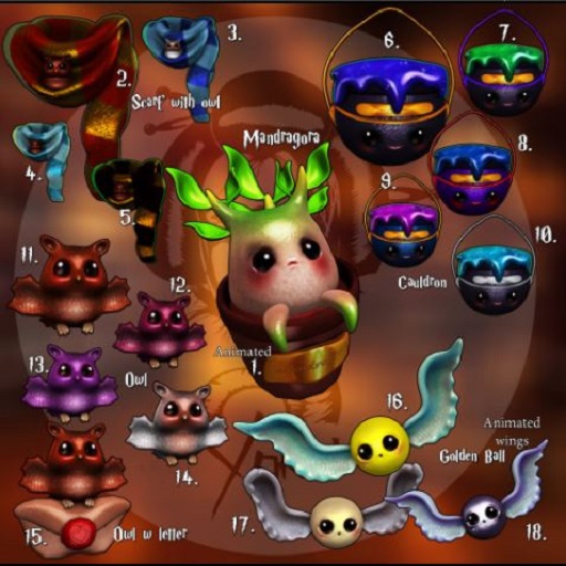 Yokai - World of Magic - Golden Ball (violet)