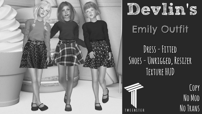 Devlin's - Tweenster - Emily Outfit DEMO