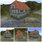SR.store 100% mesh full perm House with green windows