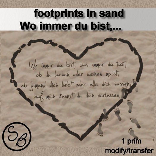 Sandwriting ~ Love Poem