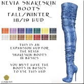 BM Nevia Snakeskin Boots F/W18 HUD