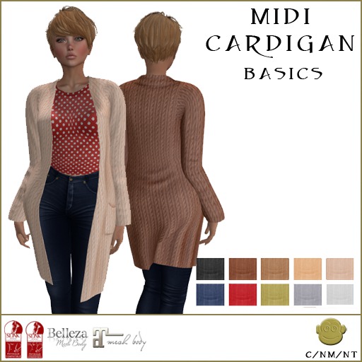 BM Midi Cardigan Basics