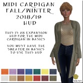 BM Midi Cardigan FW18 HUD