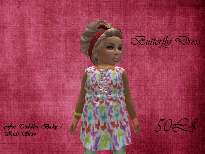 Butterfly Frill Dress (boxed)
