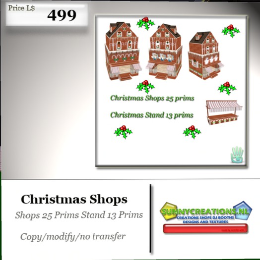 Christmas Shops + Stand