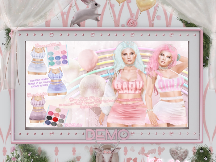 *HolliPocket* StrapDoll Mini-doll pastels RARE