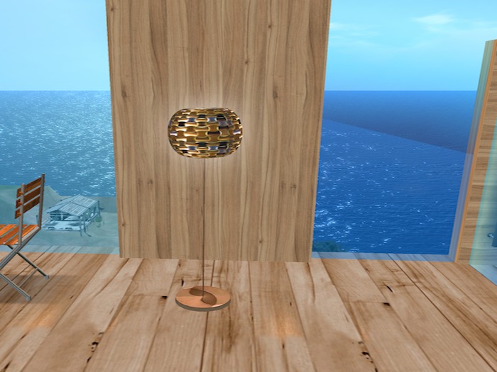 Woden light lamp
