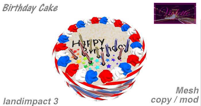 Birthday Cake mesh