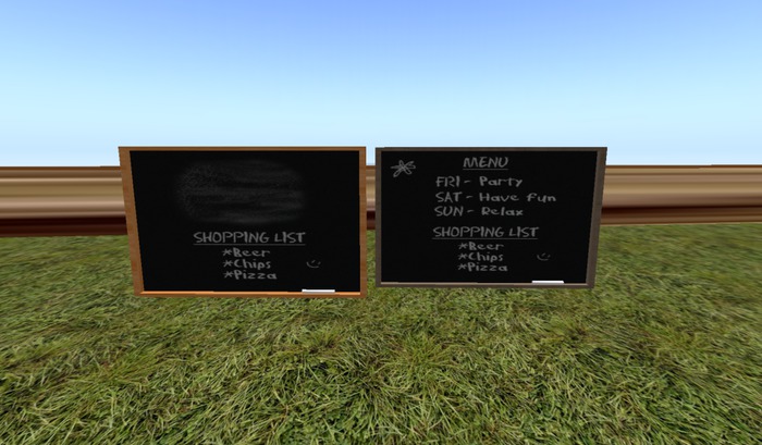 Texture Change Chalk Board w/Chalk Giver