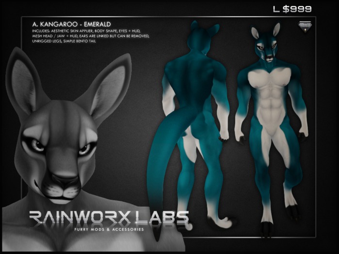 [RL] AESTHETIC - KANGAROO - Emerald