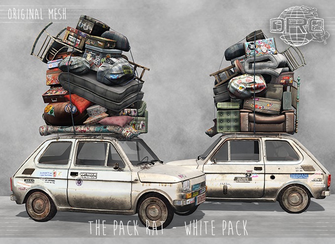-DRD- The Pack Rat - White Pack (add)