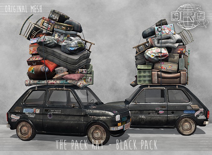 -DRD- The Pack Rat - Black Pack