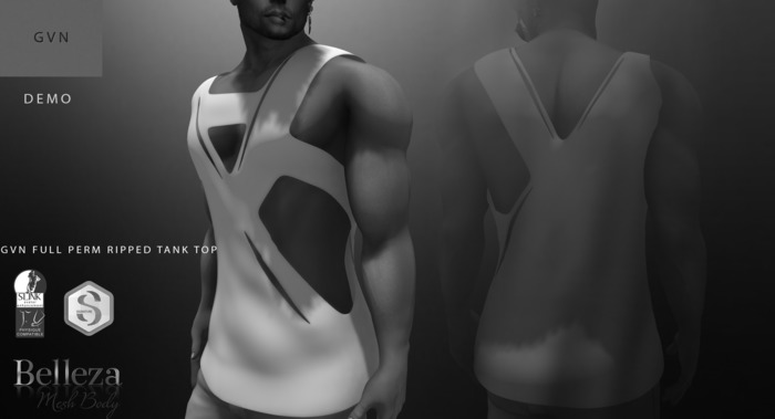 GVN FULL PERM RIPPED TANK TOP DEMO