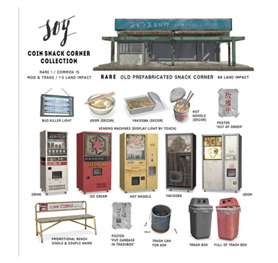 Soy. CSC - Old prefabricated snack corner - RARE