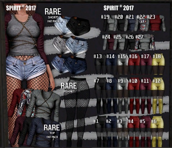 SPIRIT - Akima Set 9 TOPS commons NO RARES
