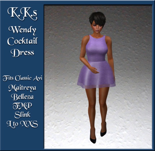 KK's Lace on Lace Dress - Purple