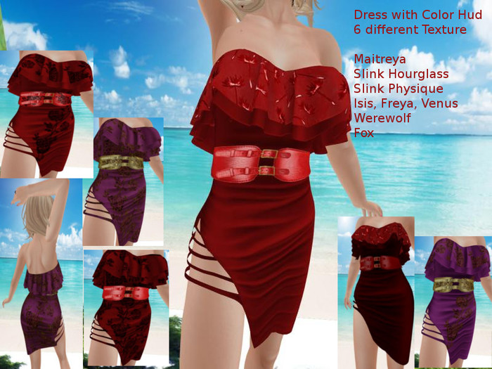 [RG] Side Straps Mini Dress (Box)