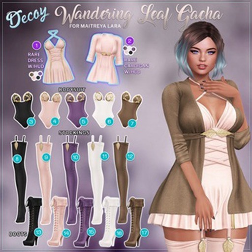 Decoy - Wandering Leaf Gacha: #10 Stockings Purple