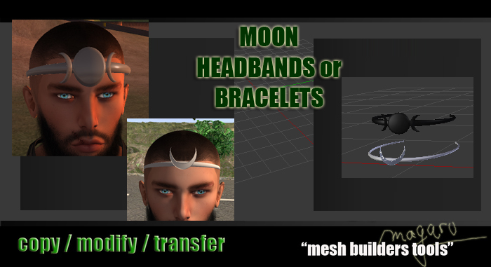 moon headbands / bracelets