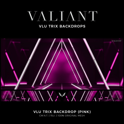 VALIANT - Vlu Trix Backdrop (Pink)