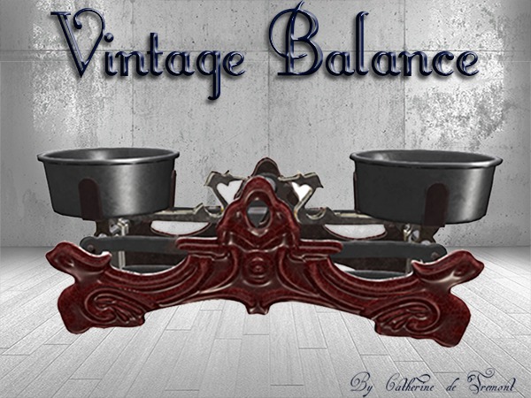 "CdT" Vintage Balance Red