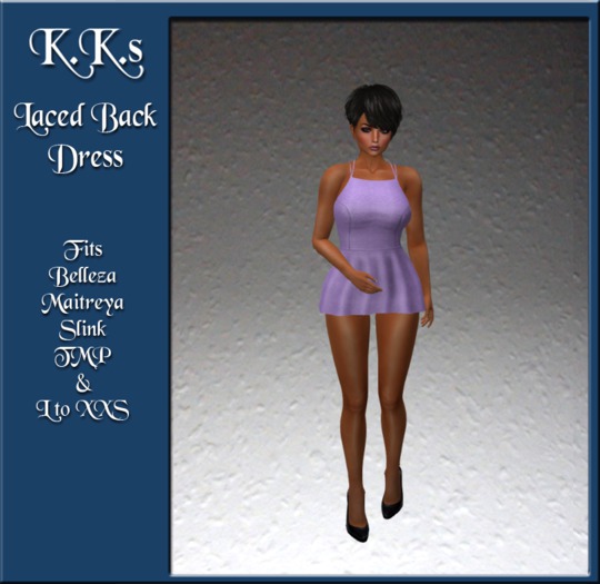 KK's Mesh Laced Back Mini - Mauve