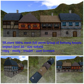 SR.store 100% mesh full perm Group of fantasy houses